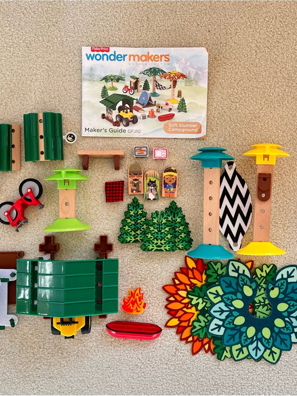 Fisher-Price Wonder Makers Soft Slumber Campground Playset - Multicolor
